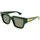 Hodinky & Bižuterie Ženy sluneční brýle Bottega Veneta Occhiali da Sole  BV1276S 003 Zelená
