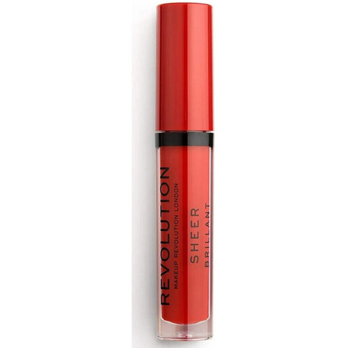 krasa Ženy Lesky na rty Makeup Revolution Sheer Brilliant Lip Gloss - 134 Ruby Červená