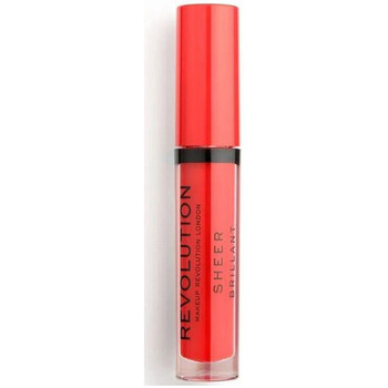 krasa Ženy Lesky na rty Makeup Revolution Sheer Brilliant Lip Gloss - 133 Destiny Oranžová