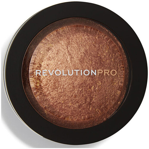 krasa Ženy Rozjasňovače Makeup Revolution Highlighter Powder Skin Finish - Golden Glare Červená