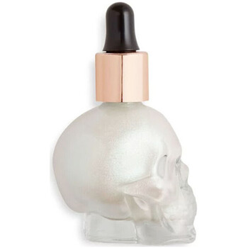 krasa Ženy Rozjasňovače Makeup Revolution Liquid Highlighter Halloween Skull - Ghosted Šedá