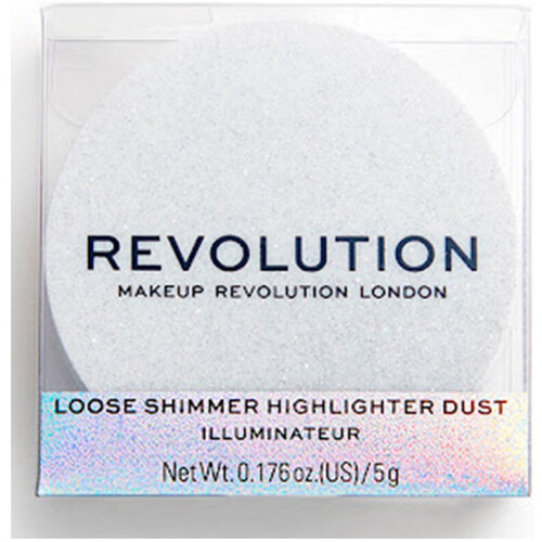 krasa Ženy Pudřenky Makeup Revolution Metallic Powder Highlighter - Iced Diamond Bílá