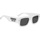 Hodinky & Bižuterie sluneční brýle Dsquared Occhiali da Sole  D2 0089/S VK6 Bílá