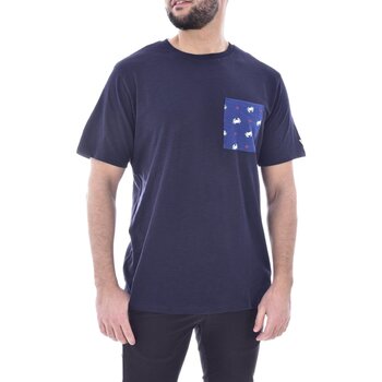 Textil Muži Trička s krátkým rukávem Guess F4GI06 K6XN4 Modrá