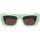 Hodinky & Bižuterie Ženy sluneční brýle Bottega Veneta Occhiali da Sole  BV1283S 004 Zelená