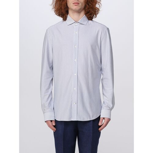 Textil Muži Košile s dlouhymi rukávy Brunello Cucinelli MTS836699 C9072 Bílá