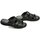 Boty Muži Pantofle Wild 01675B černé pánské nazouváky Černá