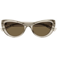 Hodinky & Bižuterie Ženy sluneční brýle Yves Saint Laurent Occhiali da Sole Saint Laurent SL 676 005 Béžová