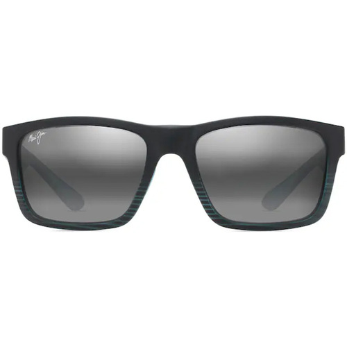 Hodinky & Bižuterie sluneční brýle Maui Jim Occhiali da Sole  The Flats 897-02 Polarizzati Černá