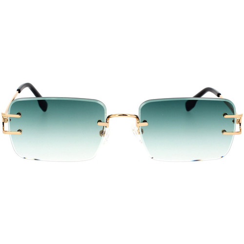 Hodinky & Bižuterie sluneční brýle Leziff Occhiali da Sole  M5929 C3 Zlatá