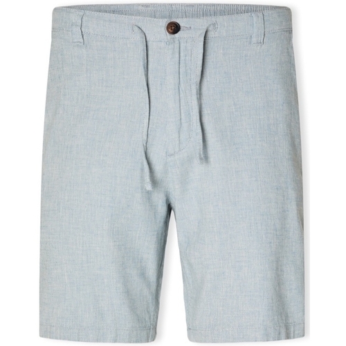 Textil Muži Kraťasy / Bermudy Selected Noos Regular-Brody Shorts - Blue Shadow Modrá