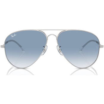 Hodinky & Bižuterie sluneční brýle Ray-ban Occhiali da Sole  Old Aviator RB3825 003/3F Stříbrná       