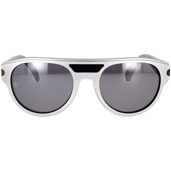Hodinky & Bižuterie Muži sluneční brýle 23° Eyewear Occhiali da Sole Dargen D'Amico X 23° Round One Kigo Stříbrná       