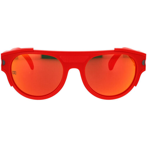 Hodinky & Bižuterie Muži sluneční brýle 23° Eyewear Occhiali da Sole Dargen D'Amico X 23° Round One Enso Červená