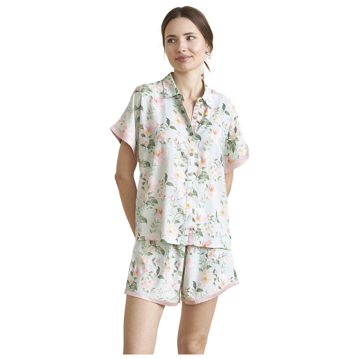 Textil Ženy Pyžamo / Noční košile J&j Brothers JJBEH0700 Zelená