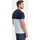 Textil Muži Trička s krátkým rukávem Ombre Pánské tričko s krátkým rukávem Eliaullech Bílá/Modrá tmavá