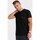 Textil Muži Trička s krátkým rukávem Ombre Pánské tričko s krátkým rukávem Themphie černá Černá