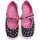 Boty Dívčí Bačkůrky pro miminka Befado 114y518 černo růžové dětské baleríny Modrá