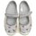 Boty Dívčí Bačkůrky pro miminka Befado 114x513 růžovo šedé dětské baleríny Šedá