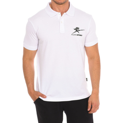 Textil Muži Polo s krátkými rukávy Philipp Plein Sport PIPS506-01 Bílá