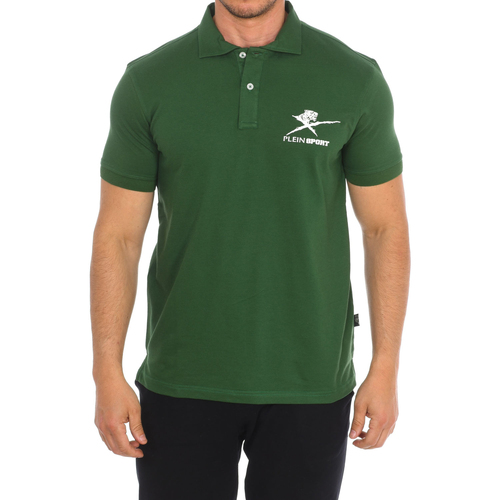 Textil Muži Polo s krátkými rukávy Philipp Plein Sport PIPS506-32 Zelená