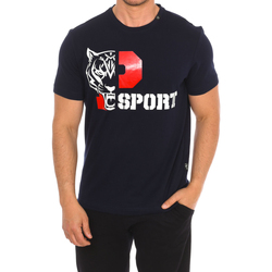 Textil Muži Trička s krátkým rukávem Philipp Plein Sport TIPS410-85 Tmavě modrá