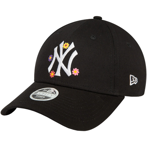 Textilní doplňky Ženy Kšiltovky New-Era 9FORTY New York Yankees Floral All Over Print Cap Černá