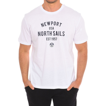 North Sails Trička s krátkým rukávem 9024010-101 - Bílá
