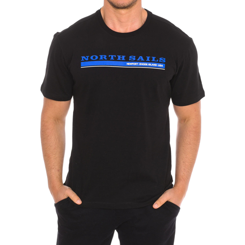 Textil Muži Trička s krátkým rukávem North Sails 9024040-999 Černá