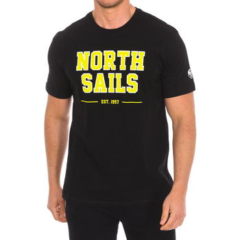 North Sails Trička s krátkým rukávem 9024060-999 - Černá