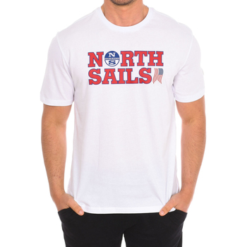 North Sails Trička s krátkým rukávem 9024110-101 - Bílá