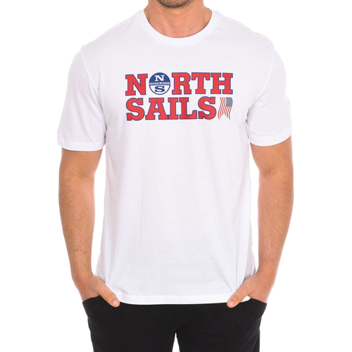 Textil Muži Trička s krátkým rukávem North Sails 9024110-101 Bílá