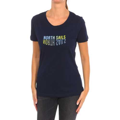 Textil Ženy Trička s krátkým rukávem North Sails 9024290-800 Tmavě modrá