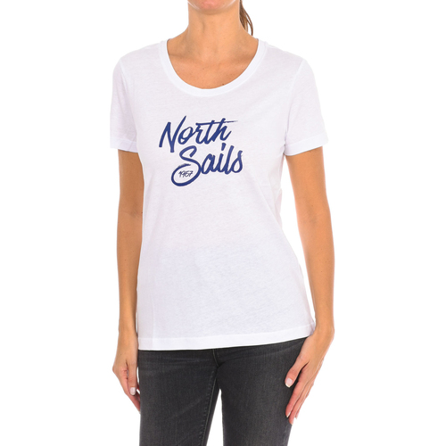 Textil Ženy Trička s krátkým rukávem North Sails 9024300-101 Bílá