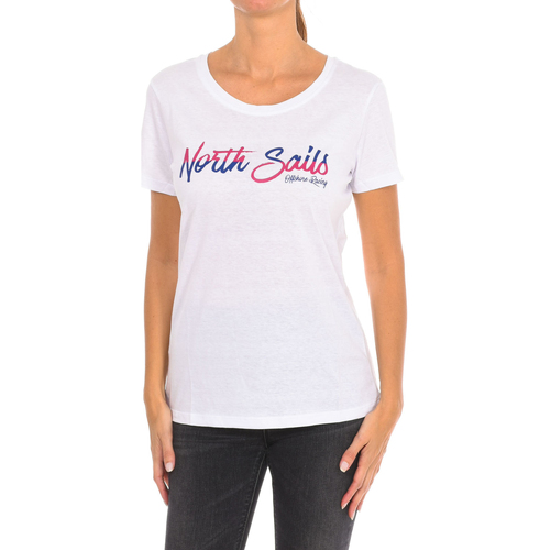 Textil Ženy Trička s krátkým rukávem North Sails 9024310-101 Bílá