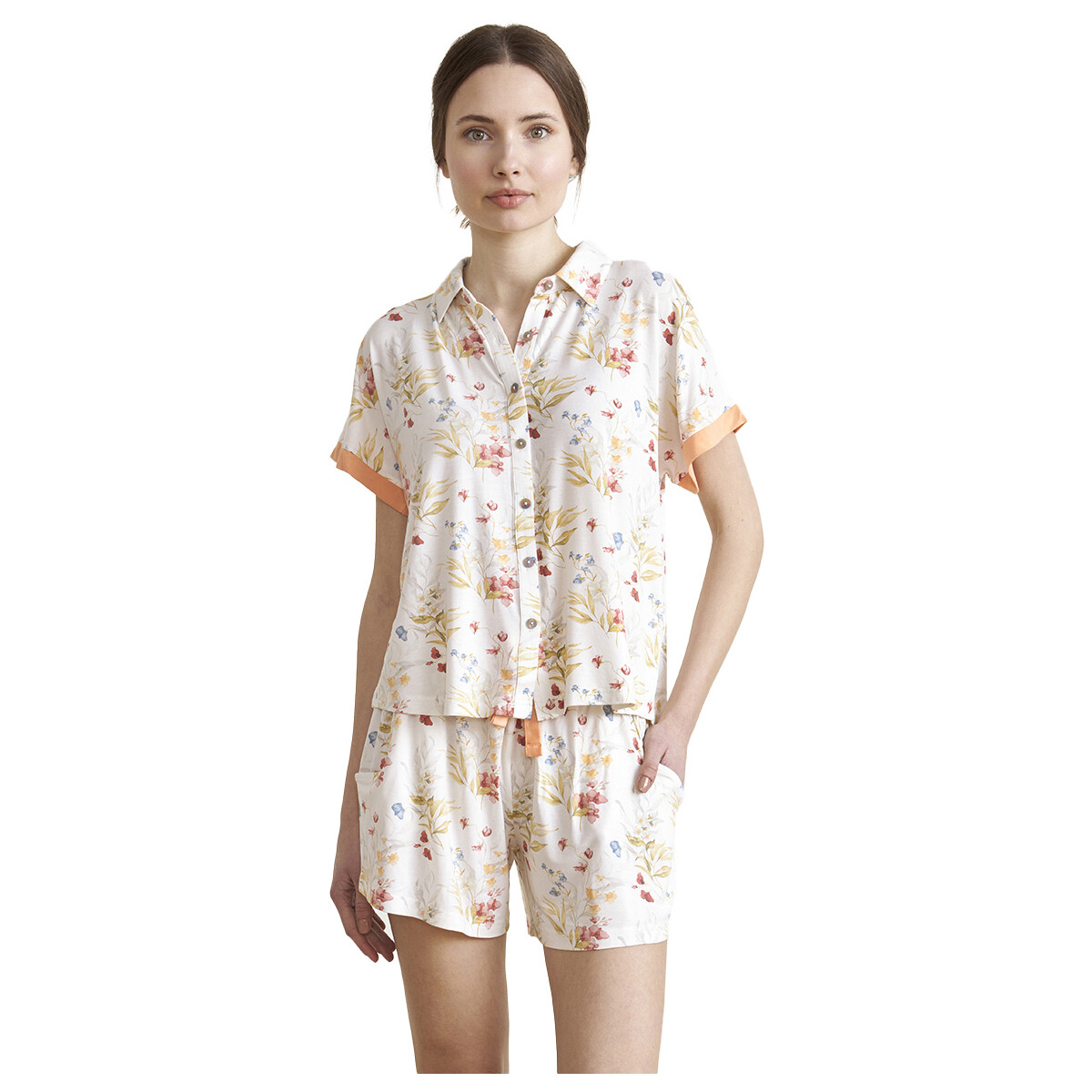 Textil Ženy Pyžamo / Noční košile J&j Brothers JJBEH0900 Bílá