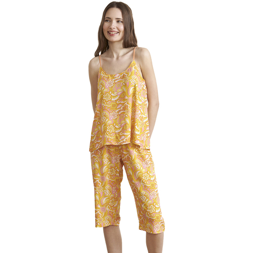 Textil Ženy Pyžamo / Noční košile J&j Brothers JJBEH1001 Žlutá