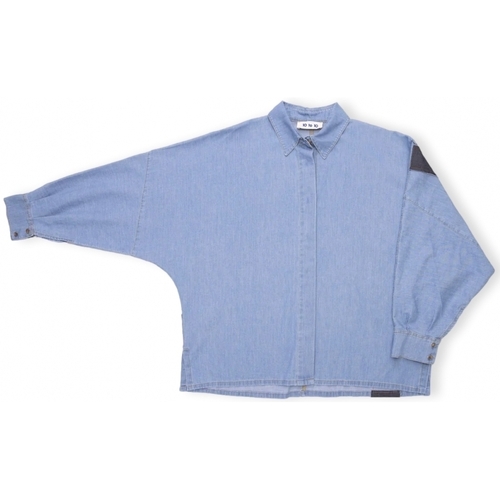 Textil Ženy Halenky / Blůzy 10 To 10 Patches Shirt - Denim Modrá
