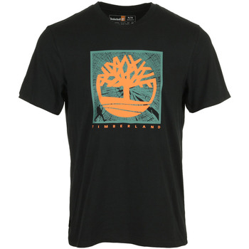 Timberland Trička s krátkým rukávem Tree Logo Short Sleeve - Černá