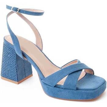 Leindia Sandály 88518 - Modrá