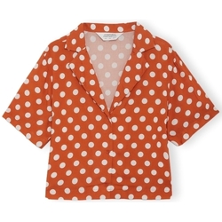 Textil Ženy Halenky / Blůzy Compania Fantastica COMPAÑIA FANTÁSTICA Shirt 12122 - Polka Dots Oranžová