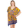Textil Ženy Plážový šátek Isla Bonita By Sigris Pončo Žlutá