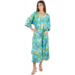 Textil Ženy Společenské šaty Isla Bonita By Sigris Dlouhé Midi Šaty Zelená
