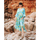 Textil Ženy Společenské šaty Isla Bonita By Sigris Dlouhé Midi Šaty Zelená