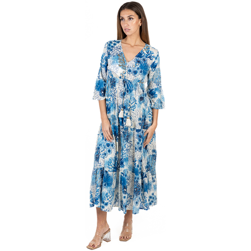 Textil Ženy Společenské šaty Isla Bonita By Sigris Šaty Modrá