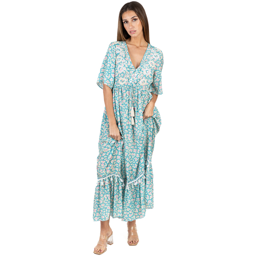 Textil Ženy Šaty Isla Bonita By Sigris Šaty Modrá