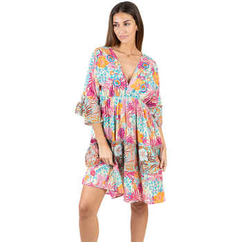 Textil Ženy Krátké šaty Isla Bonita By Sigris Šaty Růžová