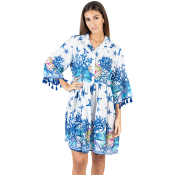 Textil Ženy Krátké šaty Isla Bonita By Sigris Šaty Modrá