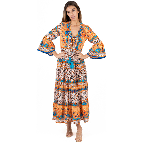 Textil Ženy Společenské šaty Isla Bonita By Sigris Šaty Oranžová