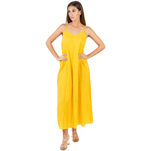 Textil Ženy Šaty Isla Bonita By Sigris Šaty Žlutá